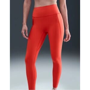 Nike Women's XS Universa High-Waisted 7/8 Leggings Coral HQ6813-814